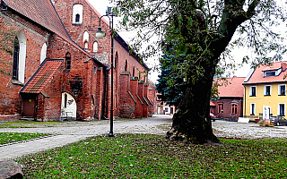 Trwa remont najbardziej zniszczonej części murów zamku krzyżackiego w Pasłęku